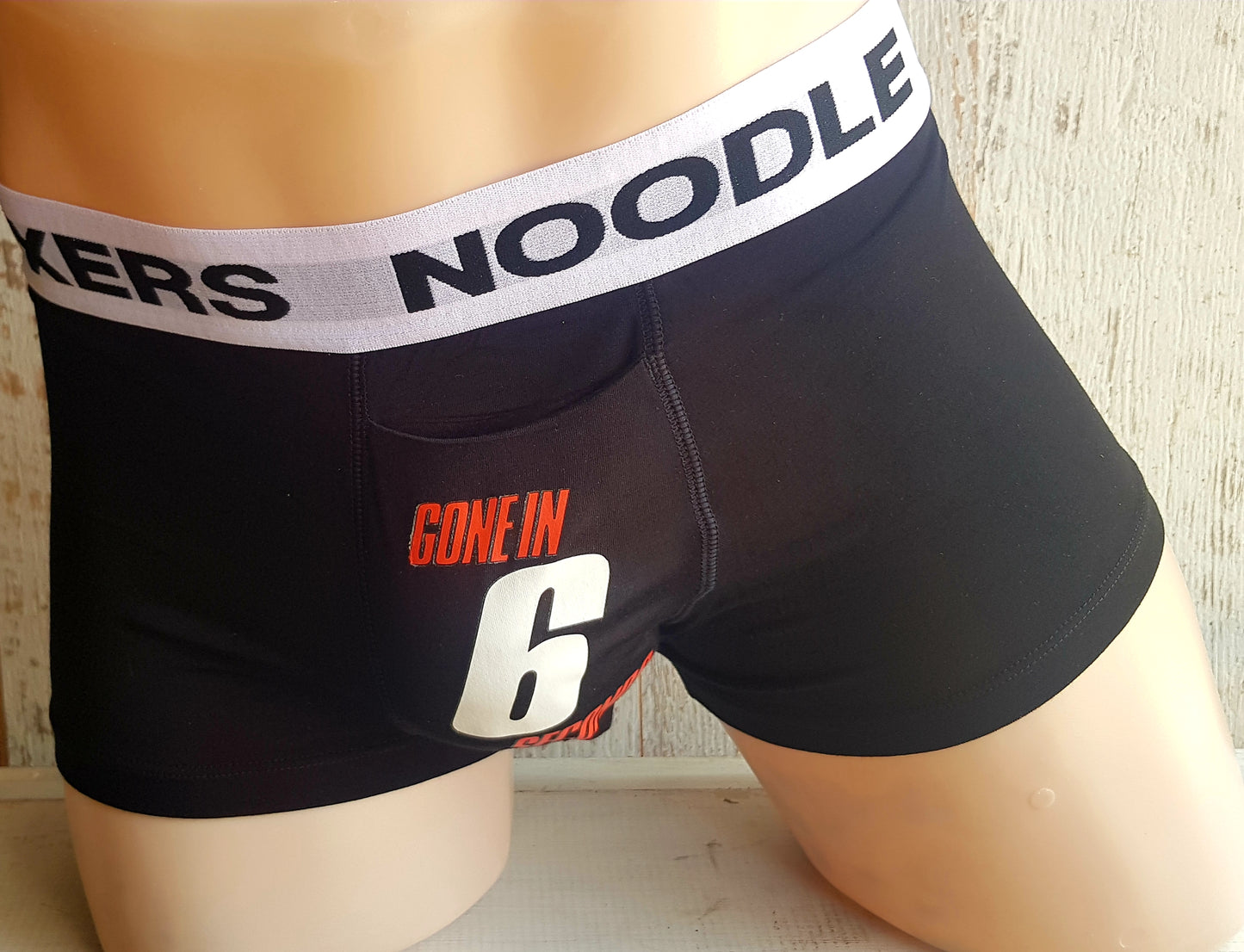Gone in 6 Seconds Bamboo Noodle Boxers