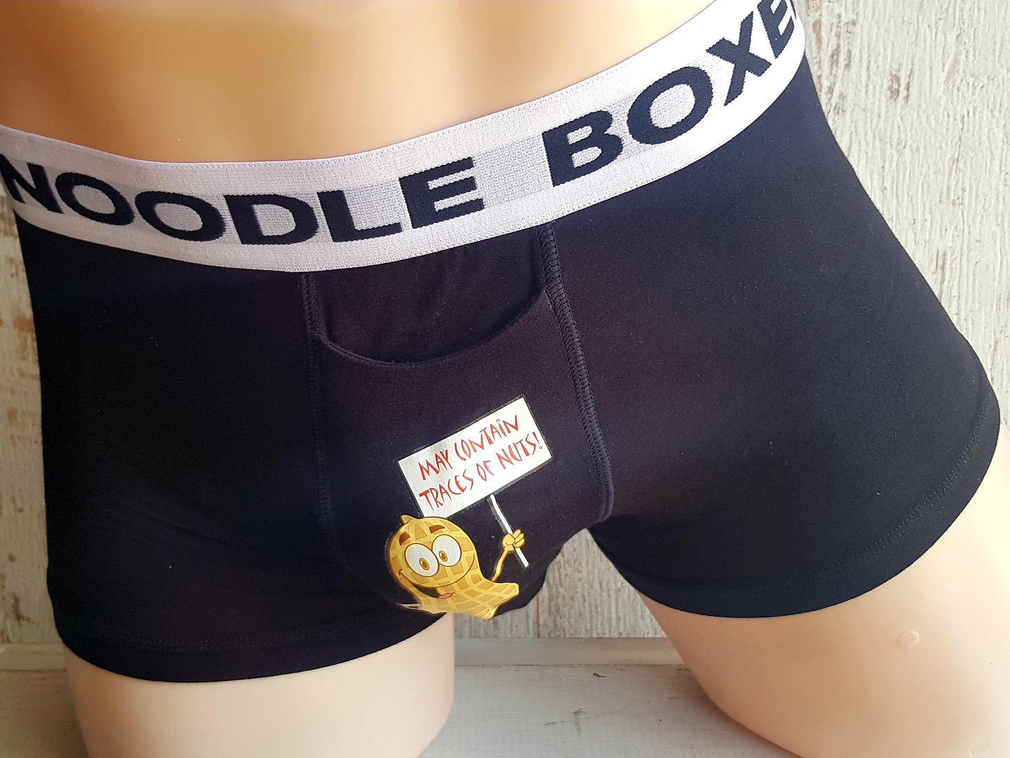 May Contain Traces of Nuts Bamboo Noodle Boxers