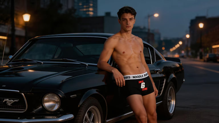 Gone in 6 Seconds Bamboo Noodle Boxers